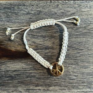 SALE! Vintage Juicy Couture Y2K Peace Charm Bracelet